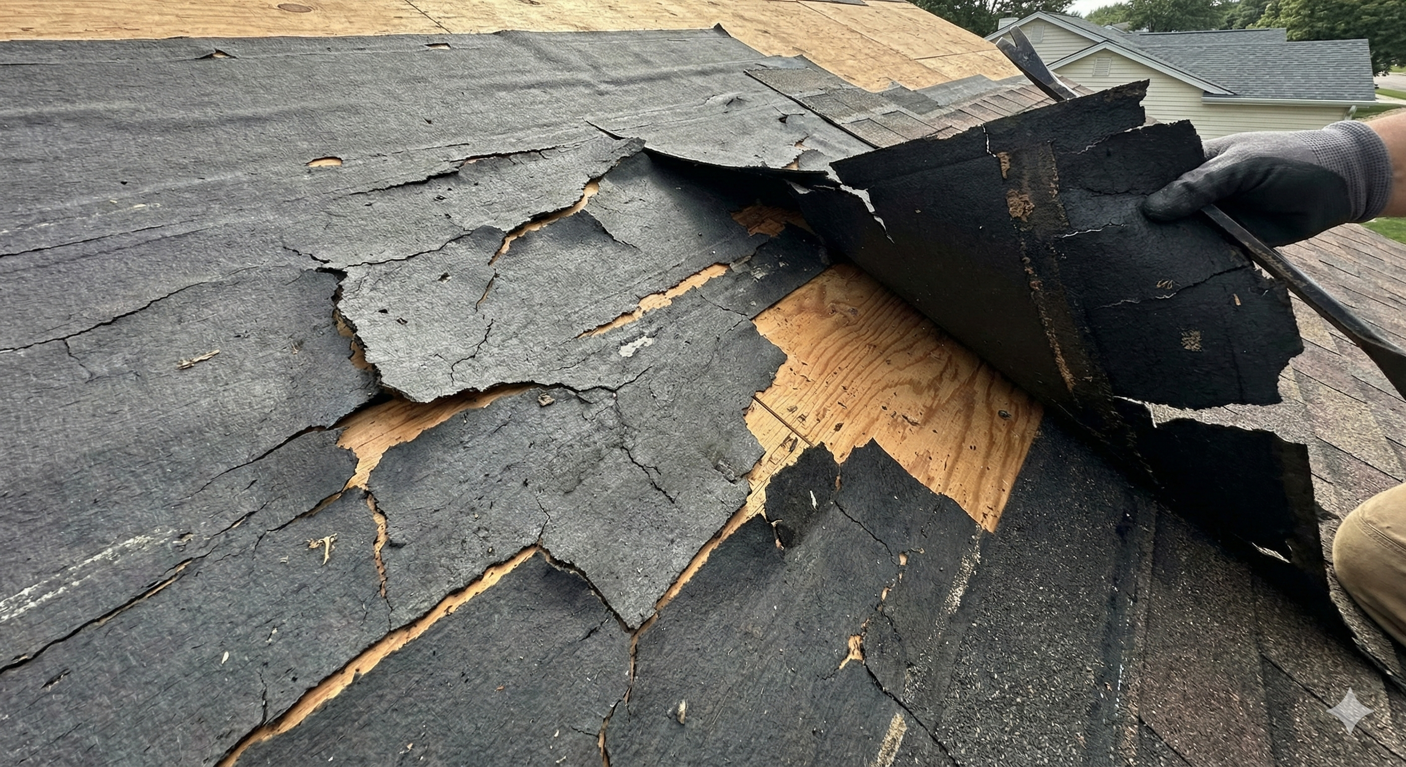 Underlayment damage